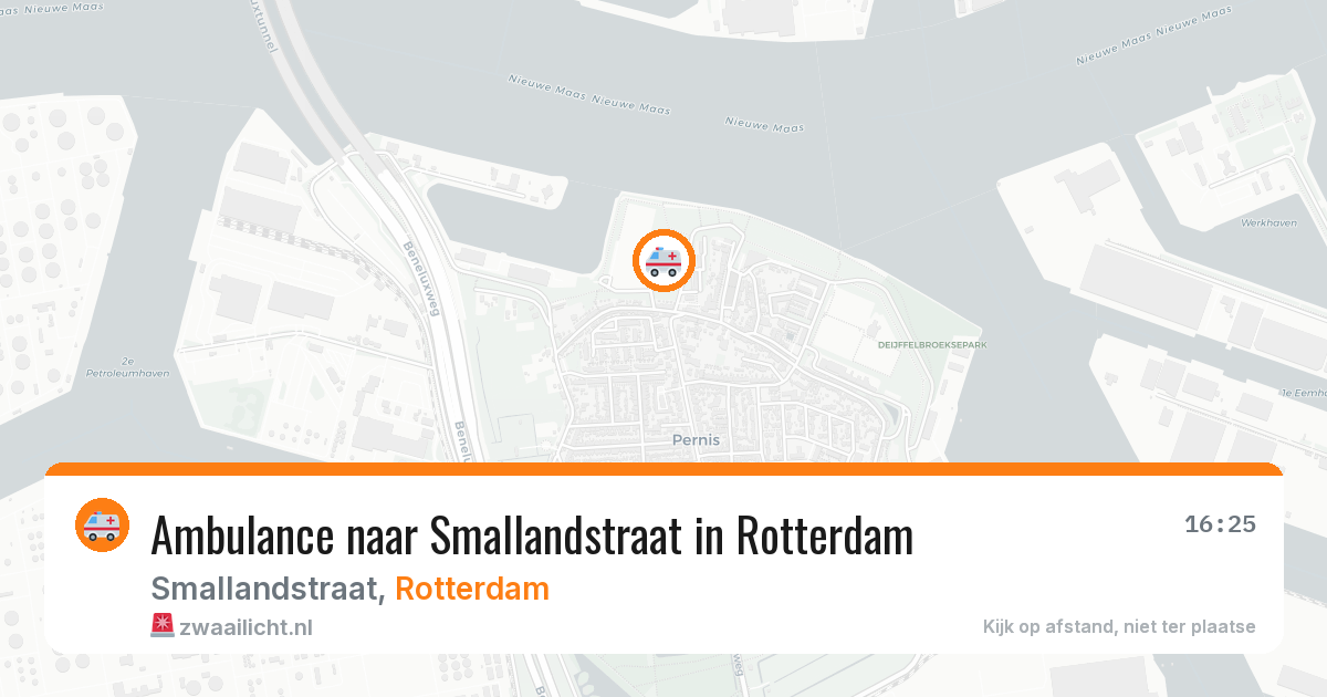 Ambulance naar Smallandstraat in Rotterdam — 5 jul 2026