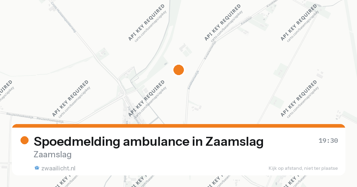 Spoedmelding ambulance in Zaamslag — 22 aug 2026