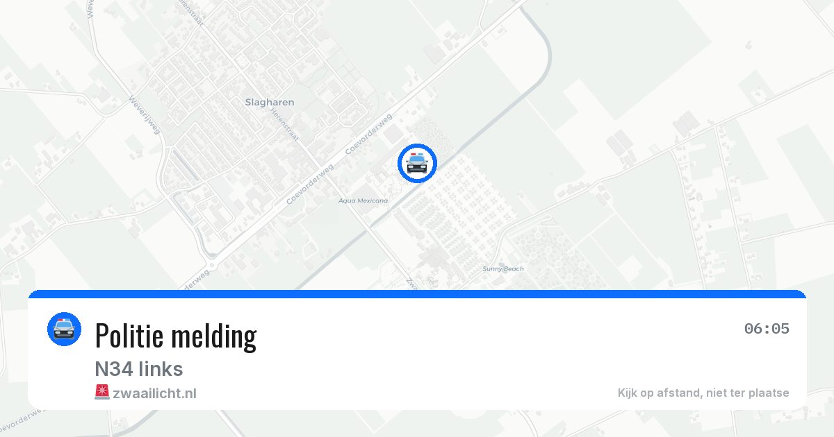 Politie melding — 7 mei 2026