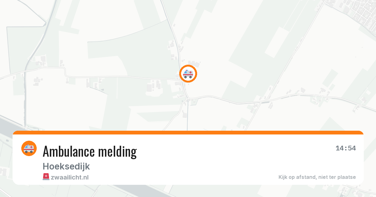 Ambulance melding — 4 jul 2026
