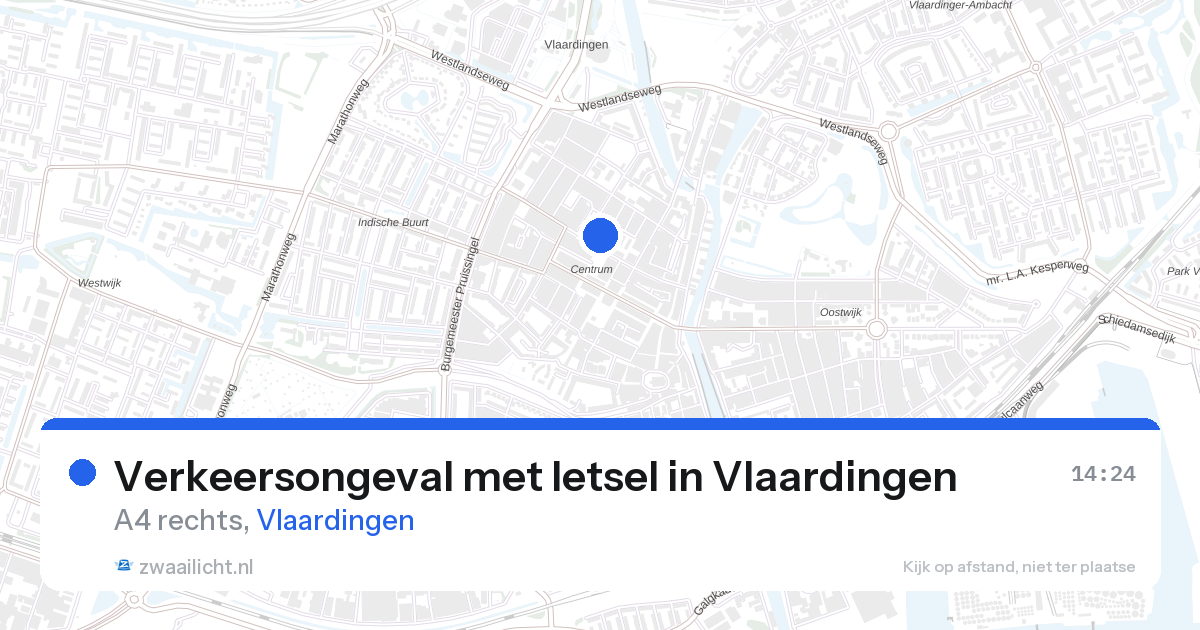 Verkeersongeval met letsel in Vlaardingen — 21 apr 2026