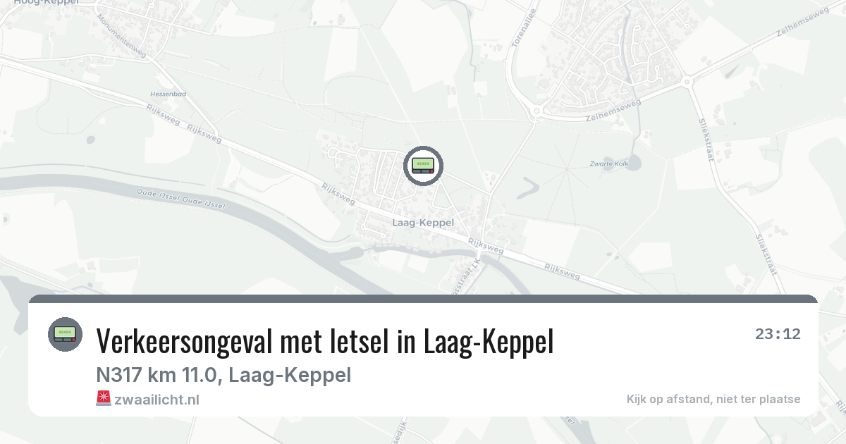 Verkeersongeval met letsel in Laag-Keppel — 6 mrt 2026