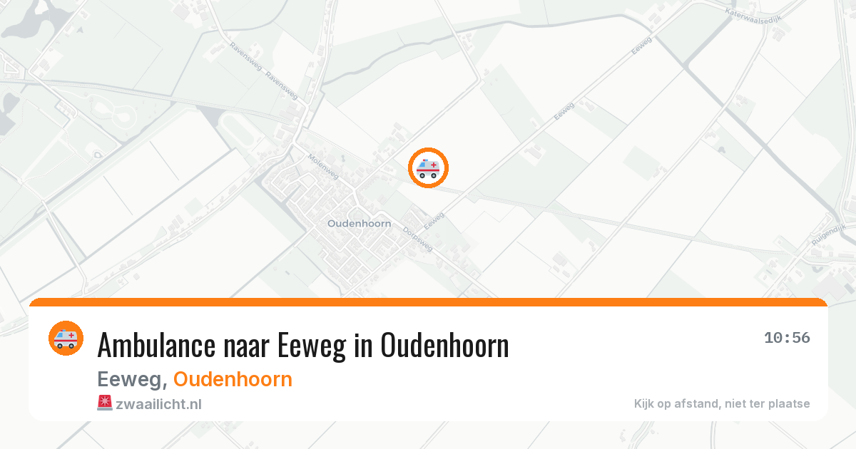 Ambulance naar Eeweg in Oudenhoorn — 29 jun 2026