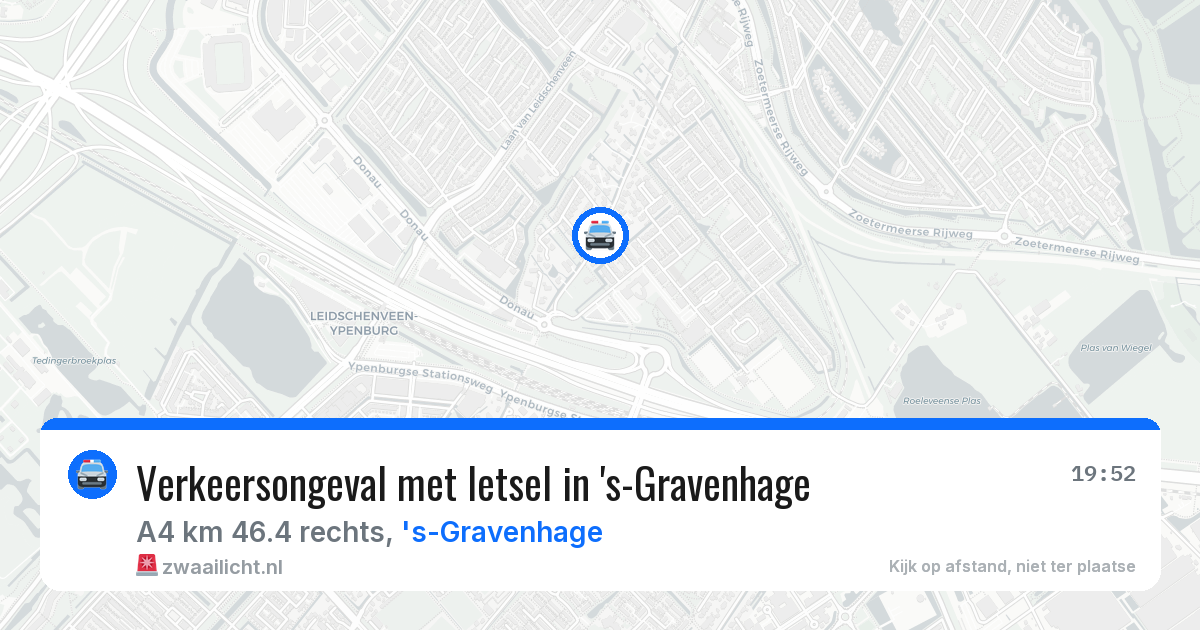 Verkeersongeval met letsel in 's-Gravenhage — 1 apr 2026