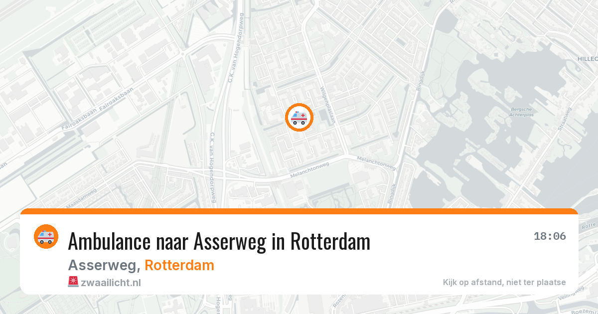Ambulance naar Asserweg in Rotterdam — 29 jul 2026