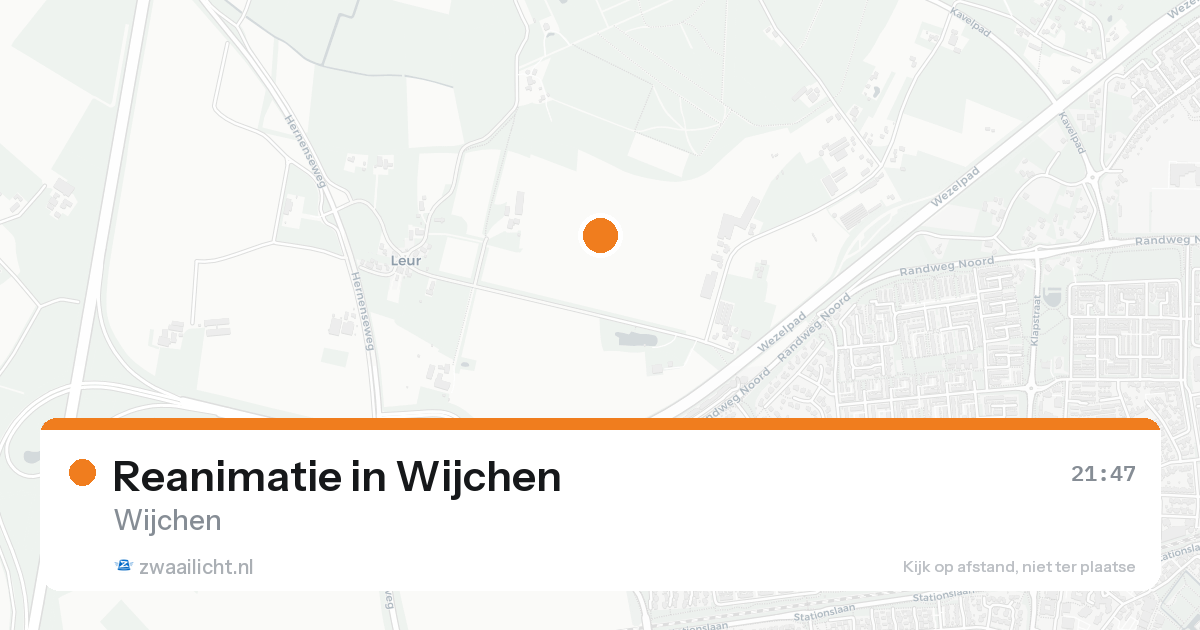 Reanimatie in Wijchen — 19 aug 2026