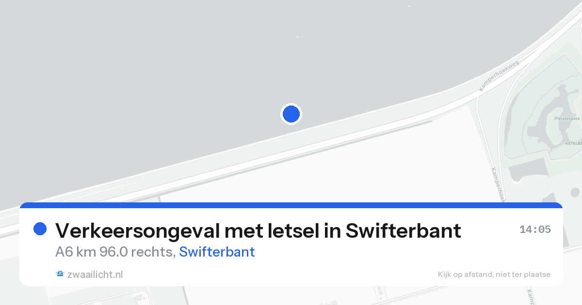 Verkeersongeval met letsel in Swifterbant — 21 aug 2026