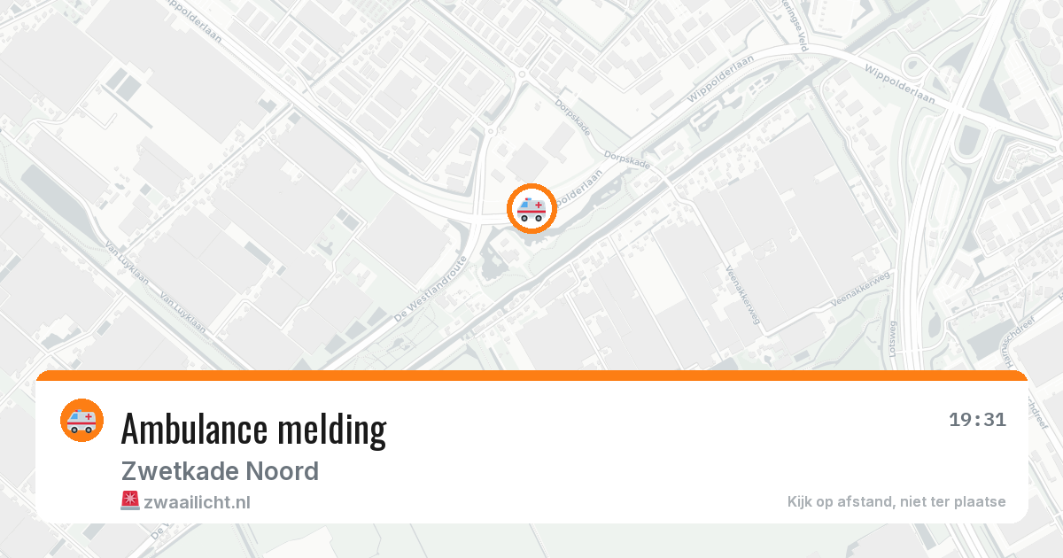Ambulance melding — 6 jun 2026