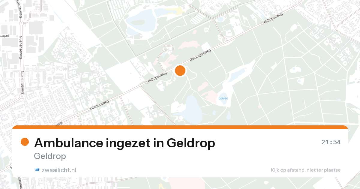 Ambulance ingezet in Geldrop — 26 aug 2026