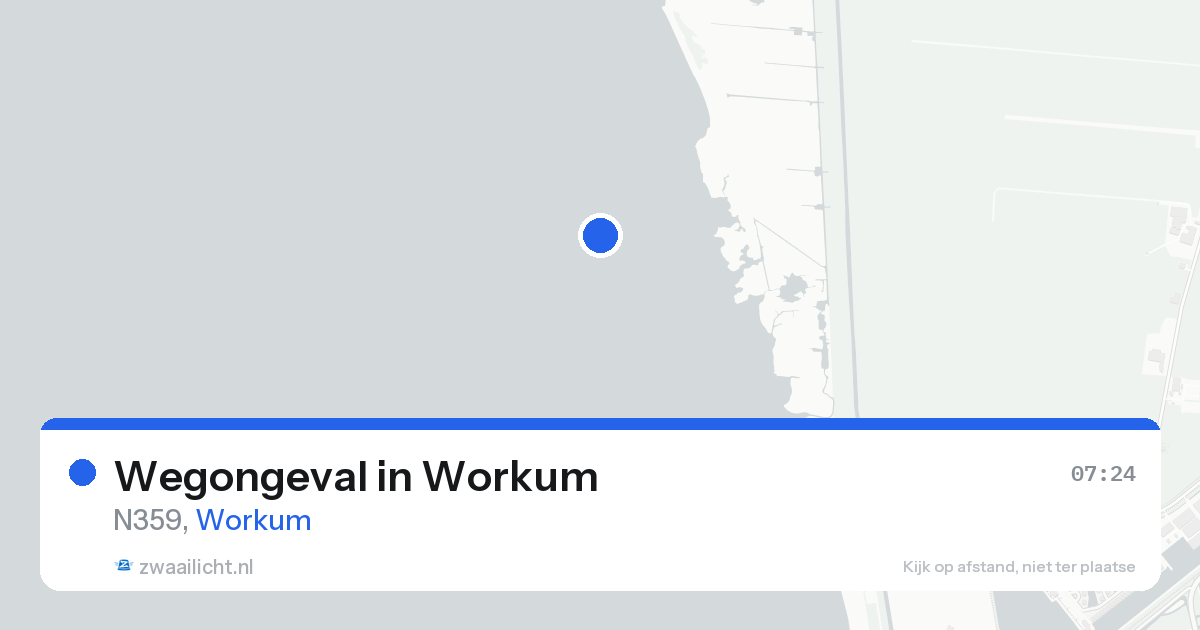 Wegongeval in Workum — 18 aug 2026