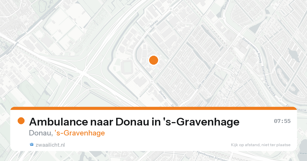 Ambulance naar Donau in 's-Gravenhage — 24 aug 2026