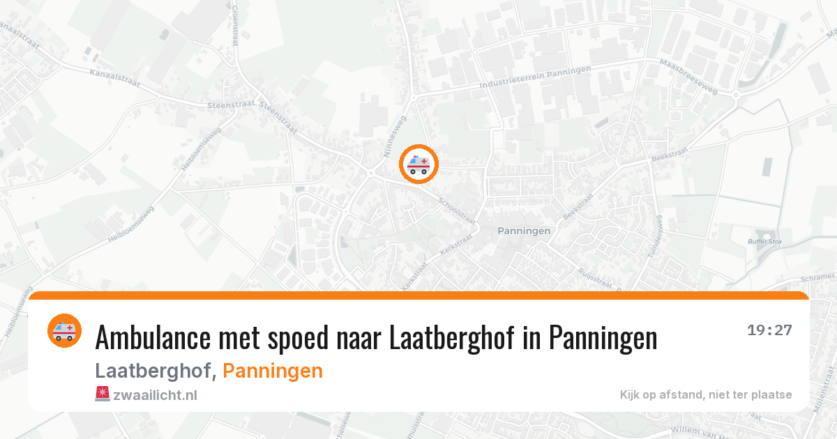 Ambulance met spoed naar Laatberghof in Panningen — 30 jun 2026