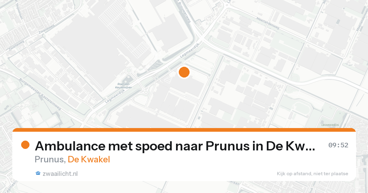Ambulance met spoed naar Prunus in De Kwakel — 7 mei 2026