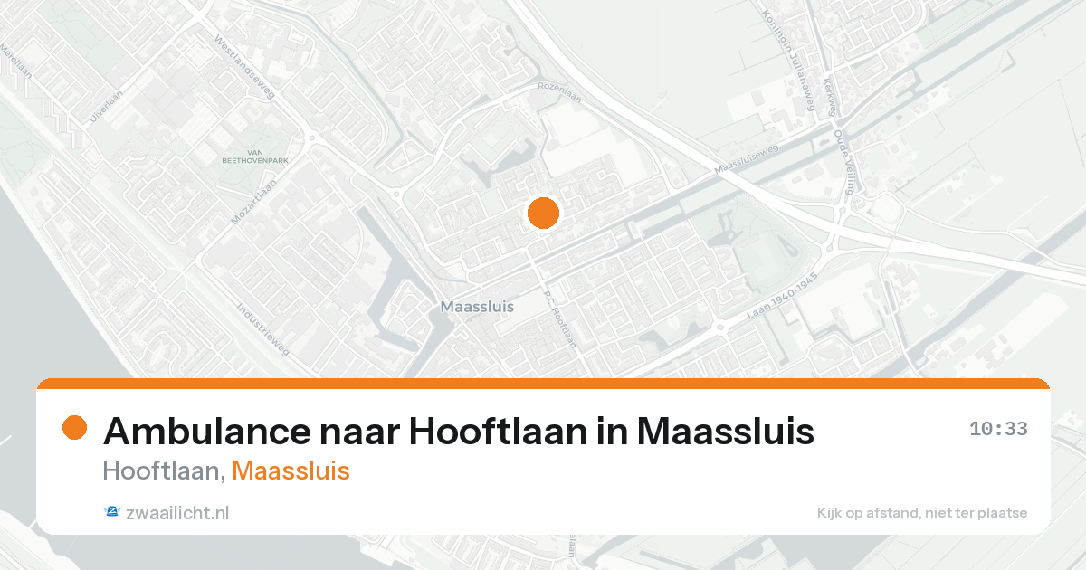 Ambulance naar Hooftlaan in Maassluis — 31 jan 2026