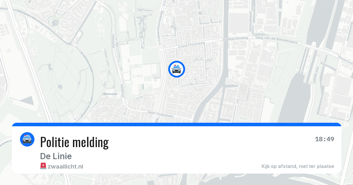 Politie melding — 5 aug 2026