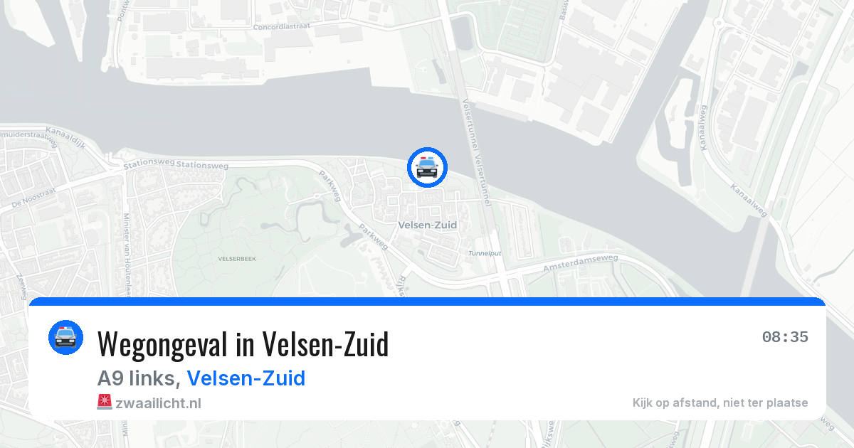 Wegongeval in Velsen-Zuid — 27 mrt 2026