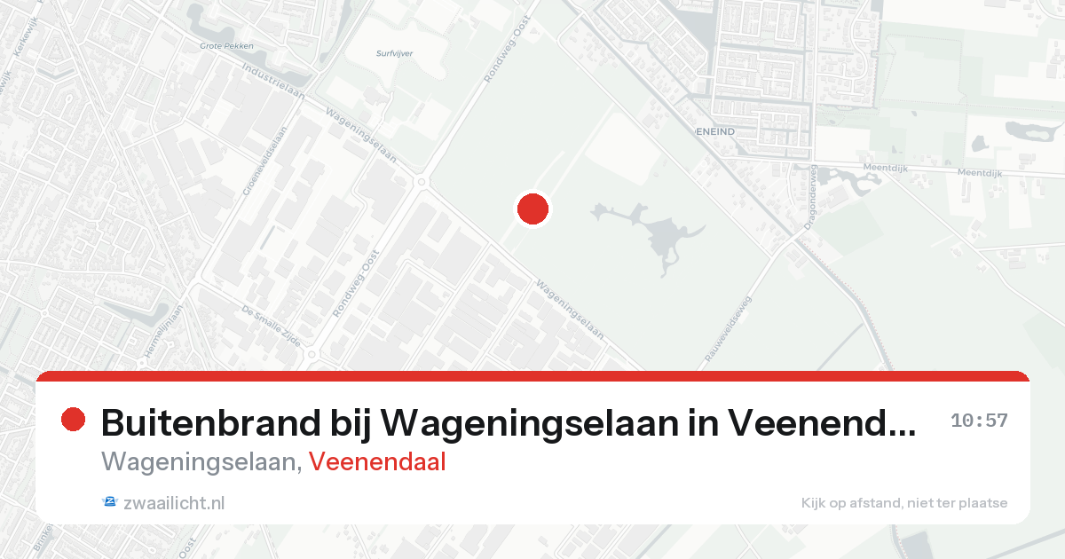 Buitenbrand bij Wageningselaan in Veenendaal — 15 aug 2026