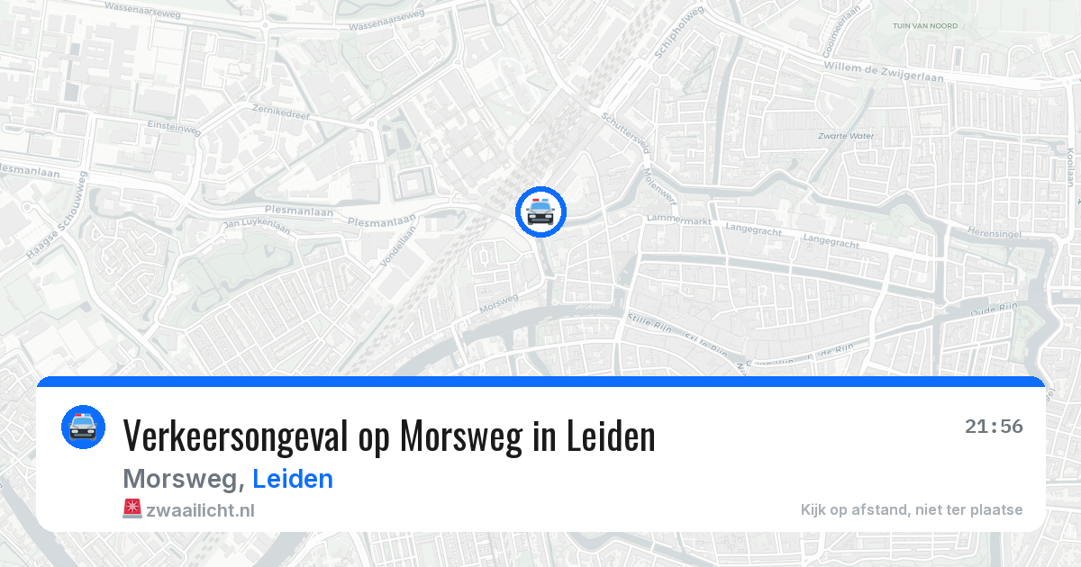 Verkeersongeval op Morsweg in Leiden — 1 apr 2026