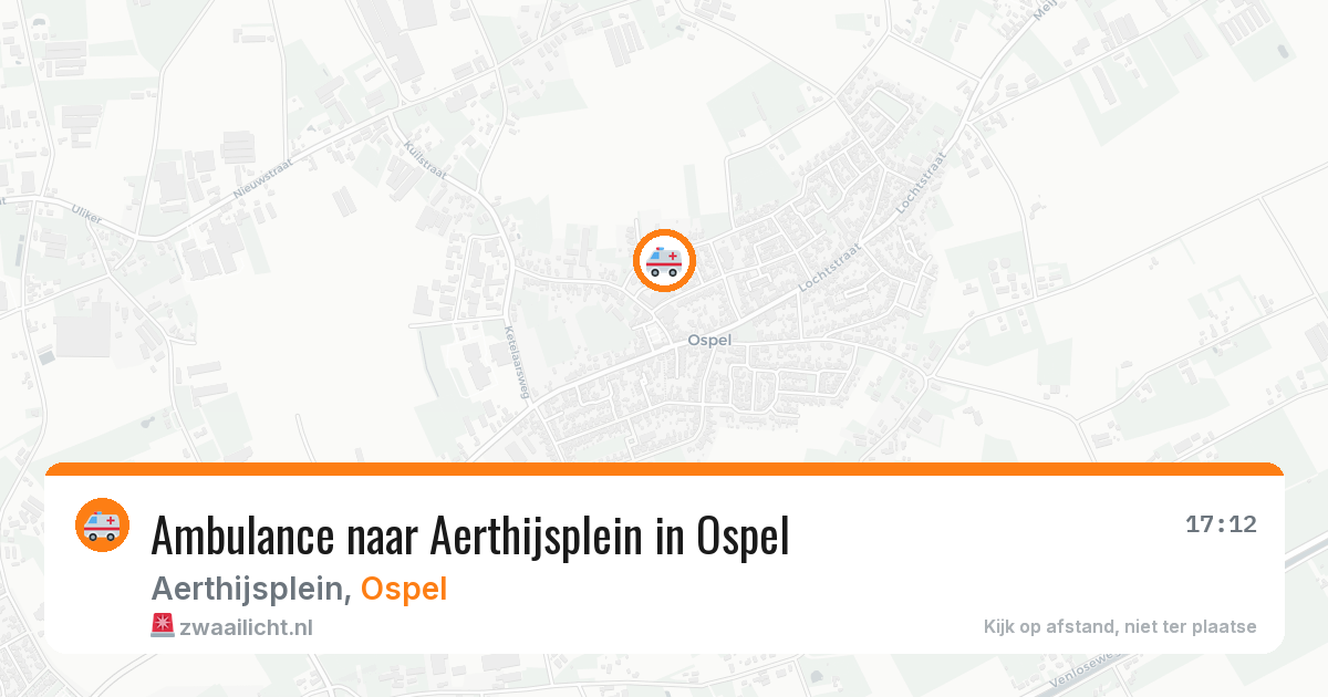 Ambulance naar Aerthijsplein in Ospel — 27 jun 2026
