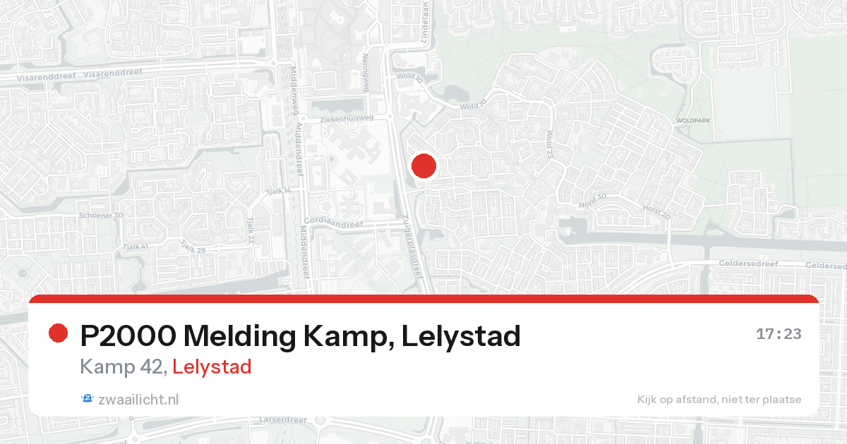 P2000 Melding Kamp, Lelystad — 31 jan 2026