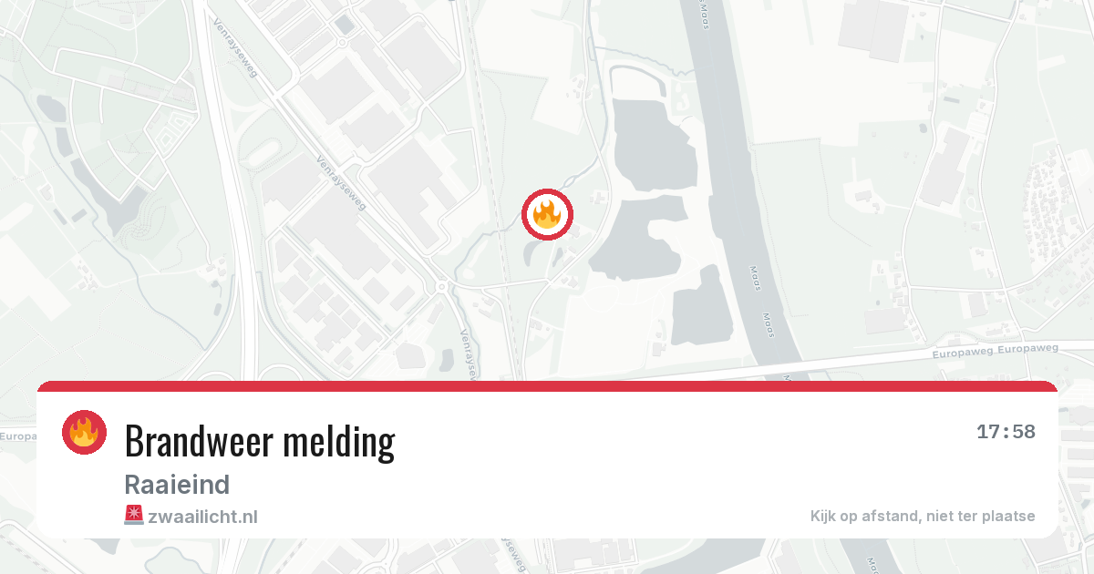 Brandweer melding — 20 jun 2026
