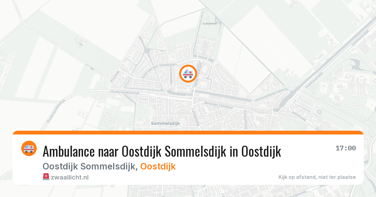 Ambulance naar Oostdijk Sommelsdijk in Oostdijk — 4 jul 2026