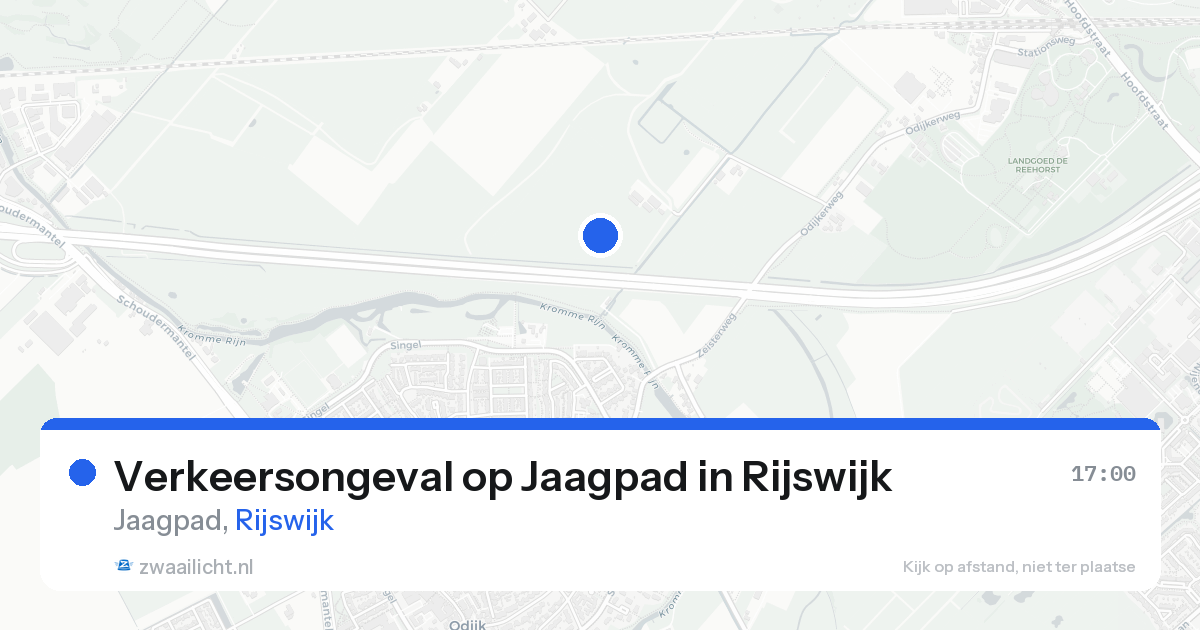 Verkeersongeval op Jaagpad in Rijswijk — 27 jan 2026