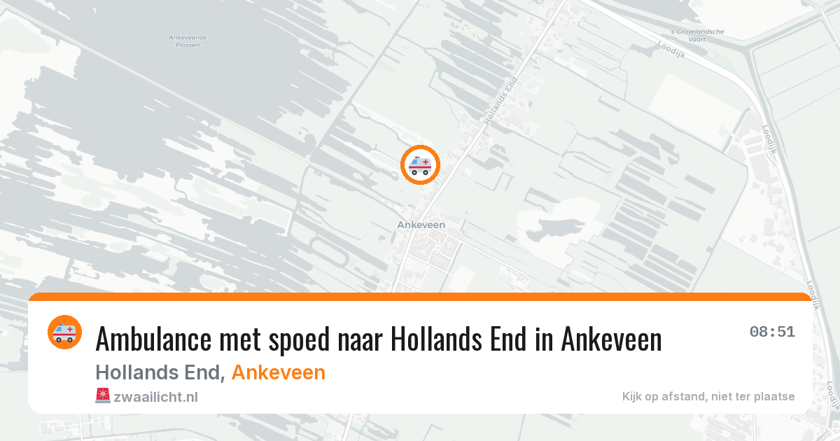 Ambulance met spoed naar Hollands End in Ankeveen — 4 mrt 2026