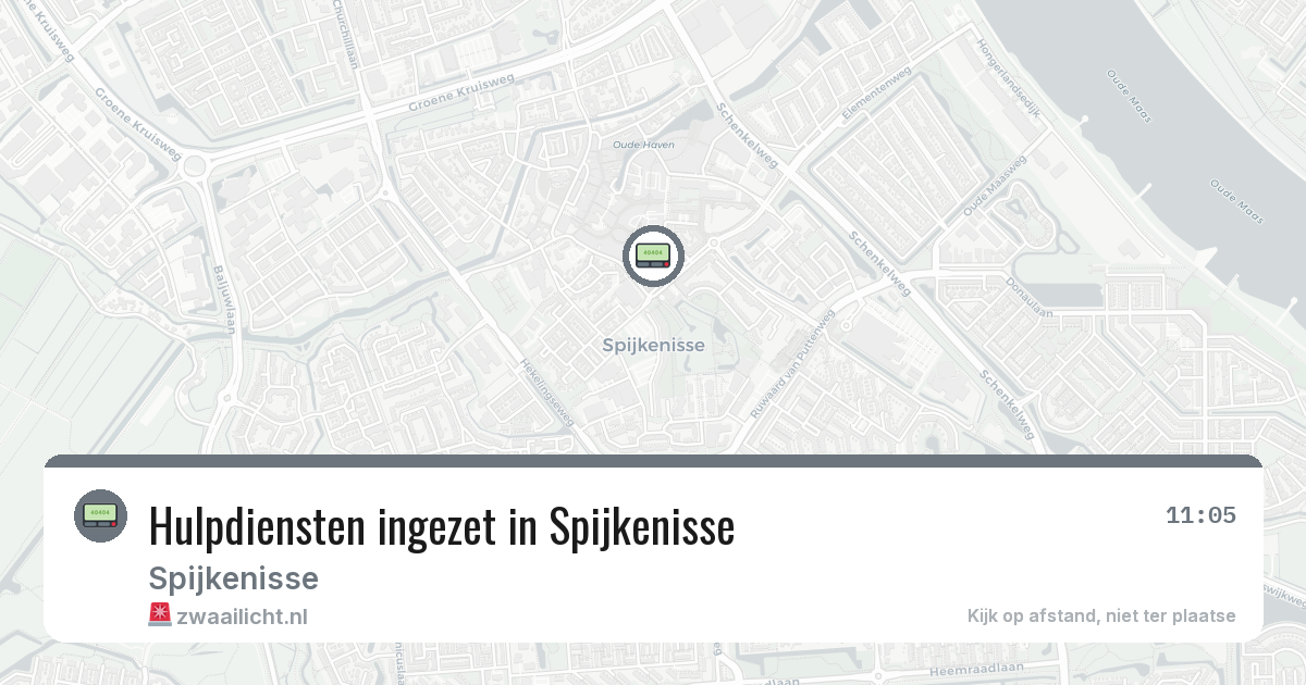 Hulpdiensten ingezet in Spijkenisse — 30 jan 2026 | 🚨 Zwaailicht.nl