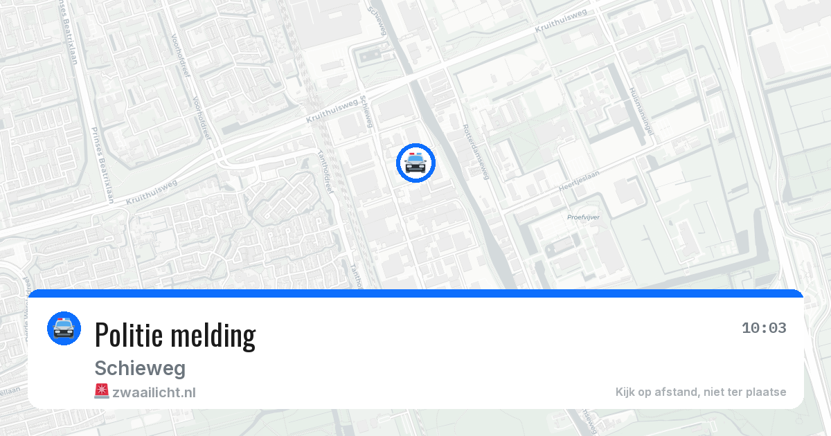 Politie melding — 6 jul 2026