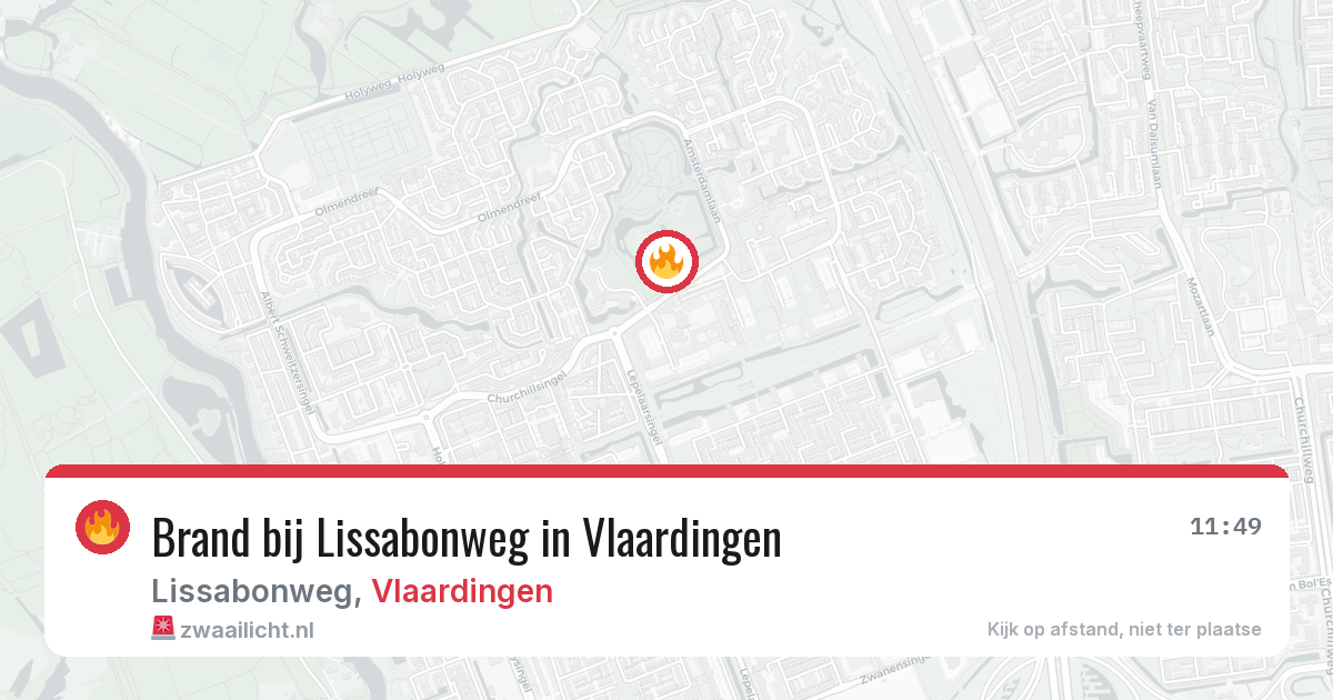 Brand bij Lissabonweg in Vlaardingen — 9 mei 2026