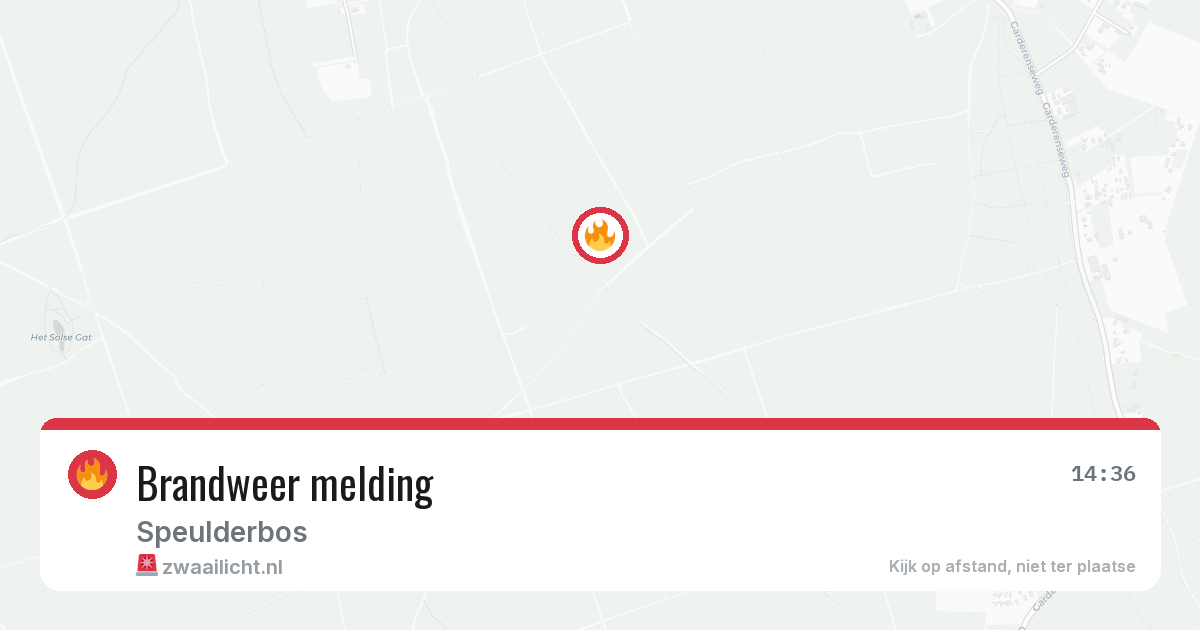 Brandweer melding — 28 jun 2026