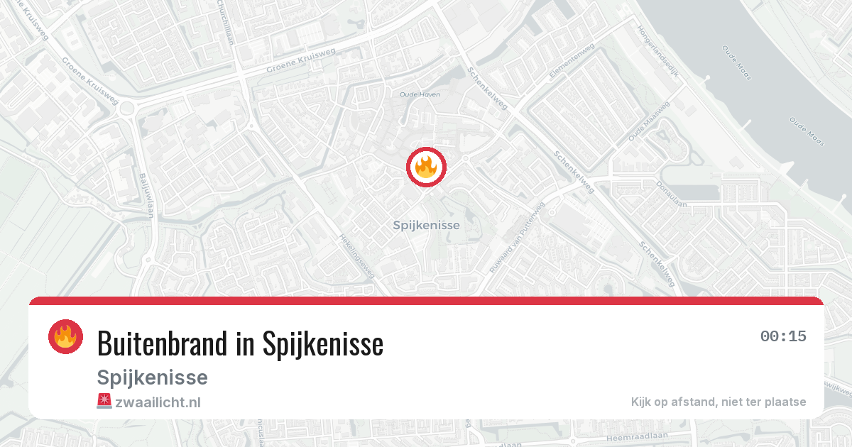 Buitenbrand in Spijkenisse — 1 mei 2026