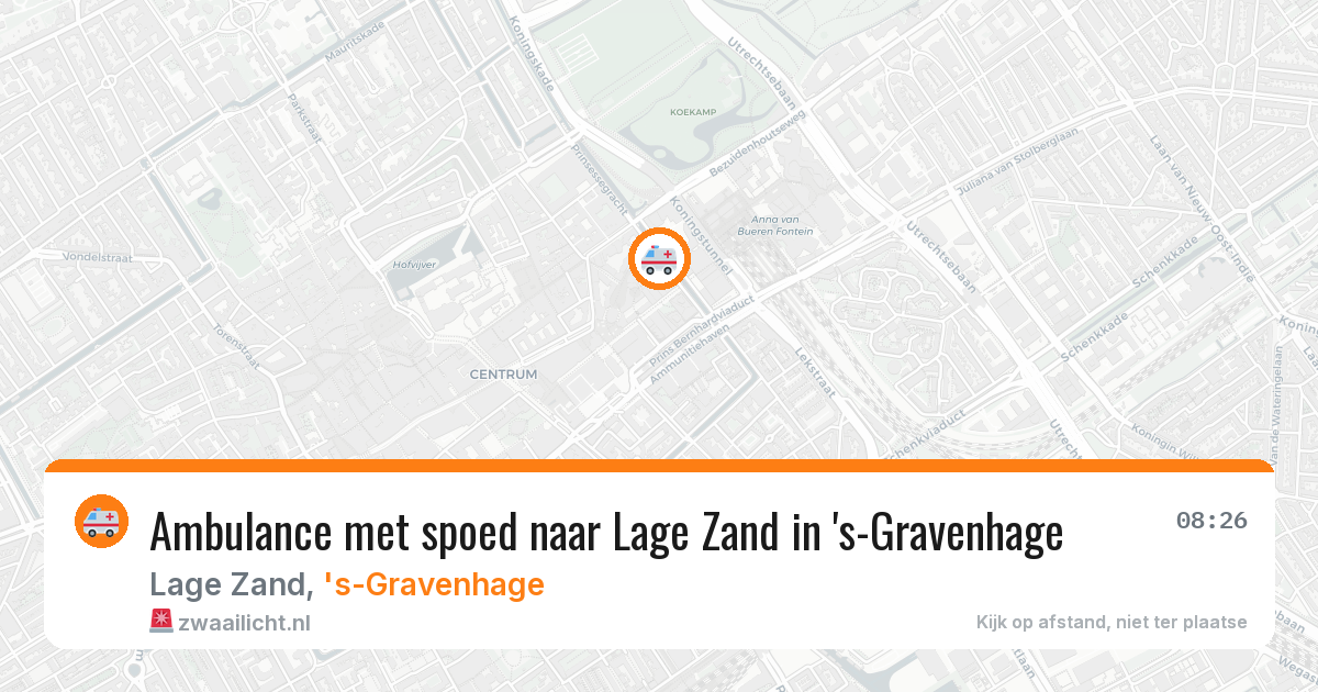 Ambulance met spoed naar Lage Zand in 's-Gravenhage — 25 feb 2026