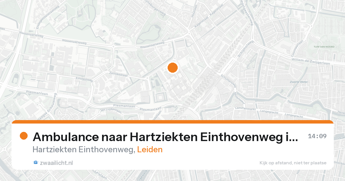 Ambulance naar Hartziekten Einthovenweg in Leiden — 31 jan 2026