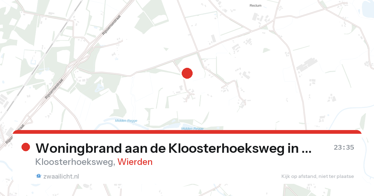 Woningbrand aan de Kloosterhoeksweg in Wierden — 31 jan 2026