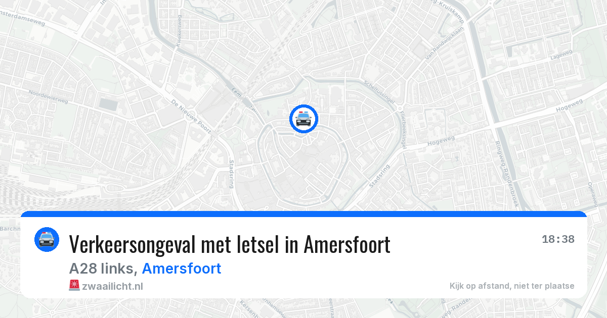 Verkeersongeval met letsel in Amersfoort — 5 feb 2026