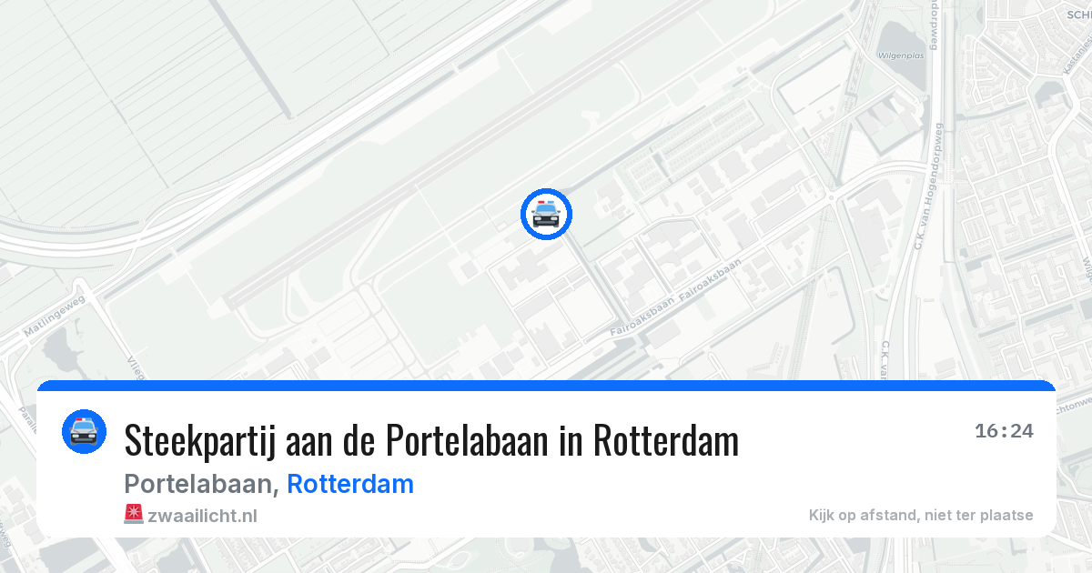 Steekpartij aan de Portelabaan in Rotterdam — 19 mrt 2026