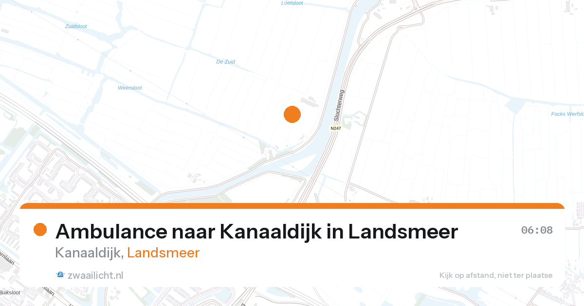 Ambulance naar Kanaaldijk in Landsmeer — 7 feb 2026