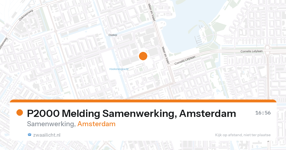 P2000 Melding Samenwerking, Amsterdam — 28 aug 2026