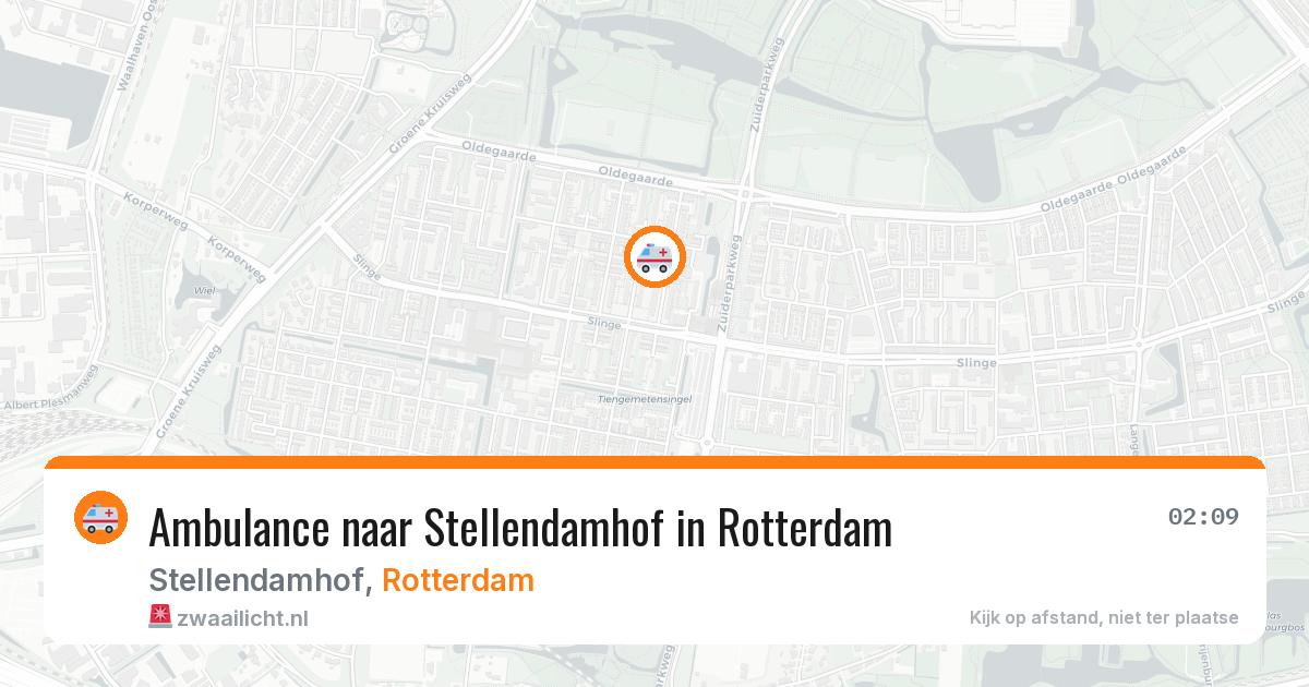 Ambulance naar Stellendamhof in Rotterdam — 22 apr 2026