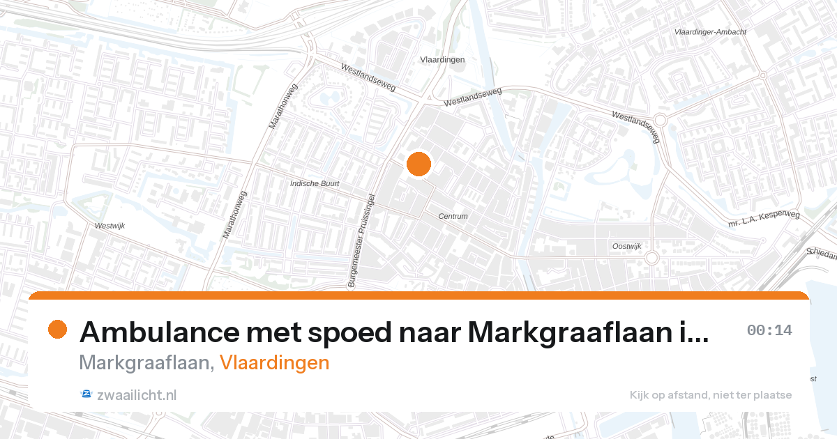 Ambulance met spoed naar Markgraaflaan in Vlaardingen — 31 jan 2026