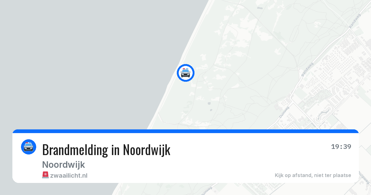 Brandmelding in Noordwijk — 3 jun 2026