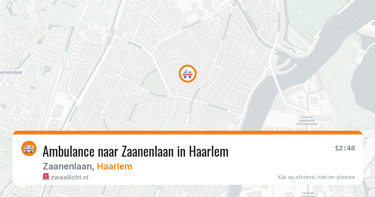 Ambulance naar Zaanenlaan in Haarlem — 18 jun 2026