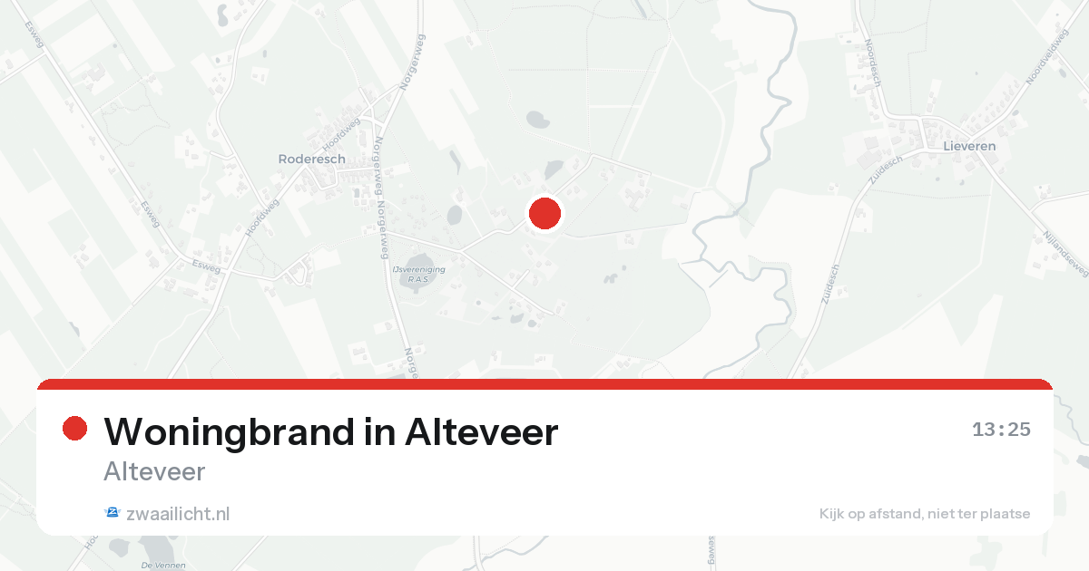 Woningbrand in Alteveer — 20 aug 2026