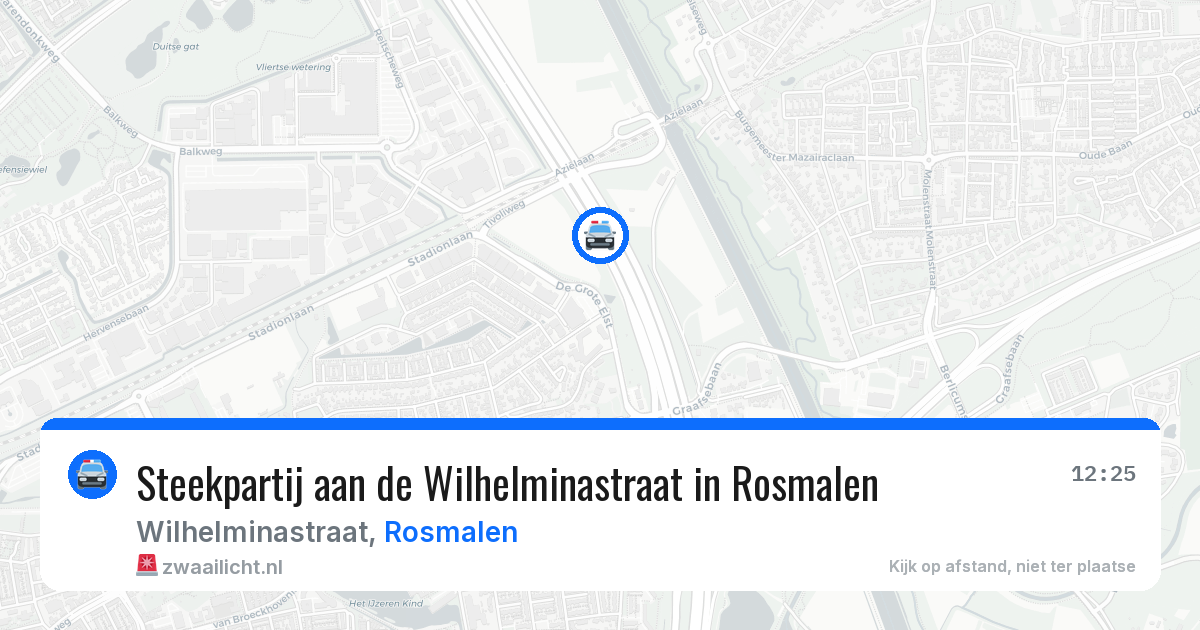 Steekpartij aan de Wilhelminastraat in Rosmalen — 4 jun 2026