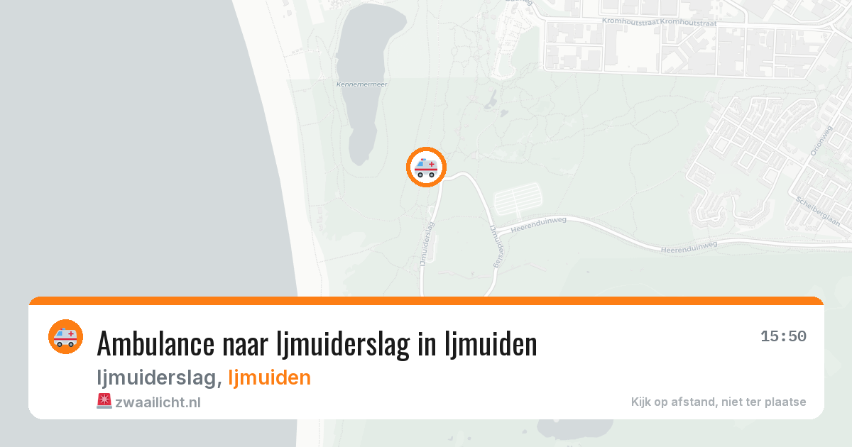 Ambulance naar Ijmuiderslag in Ijmuiden — 22 jun 2026