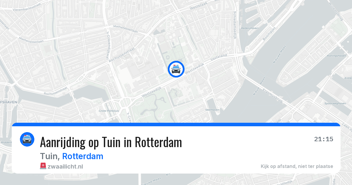 Aanrijding op Tuin in Rotterdam — 2 jun 2026