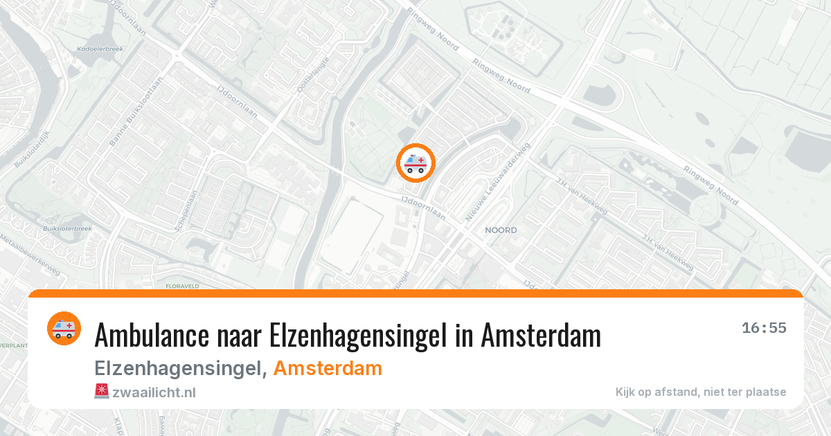 Ambulance naar Elzenhagensingel in Amsterdam — 20 jun 2026