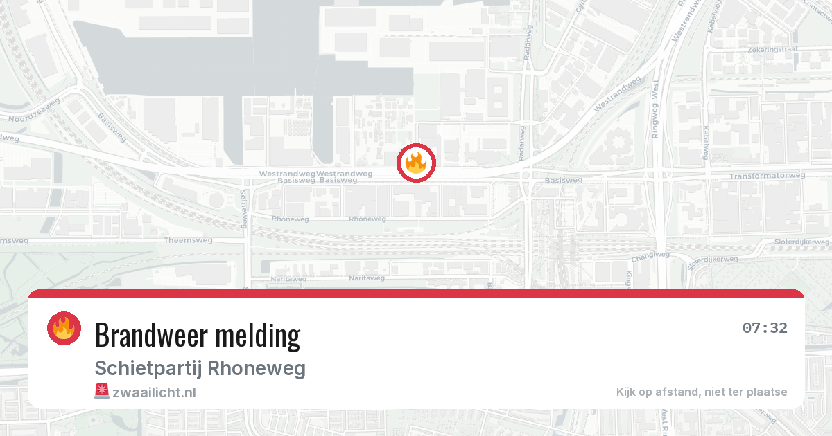 Brandweer melding — 20 apr 2026